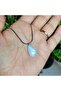 Mini Moonstone - Moonstone Natural Stone Necklace - 15 - (Only Hand Made) - 5