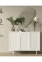 Modern Shoe Cabinet with Storage Shelves – Minimalist Entryway Shoe Organizer - 3