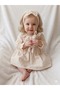 Victoria Embroidered Piece Baby Girl Cream Dress - 3