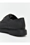 Black Lace-Up Men's Classic Shoes - 5