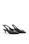 Women's Satin Medium Heel Stiletto Colorful Buckle Detail - 5