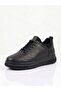 My-128 Black Genuine Leather Casual Men's Shoes - 3