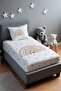 Boho Rainbow Patterned Bedspread and Pillowcase - 2