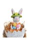 Decorative Easter Nest White with Rabbit Egg Ø10x16cm - 3
