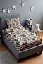 Cheerful Farm Patterned Bedspread and Pillowcase - 2