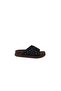 Apella 330 Women's Black Cross-Strapped Studded Thick Sole Slipper