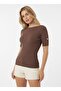 Soft-Textured Accessory Detail Knitwear Blouse Ss26Bz0062 - 3