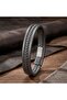 💎   Premium Black Hair Braided Multiple Leather Bracelet 31833B10D5 - 20 cm - 3