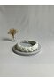 White Braided Pleated Crown Hairband - 2