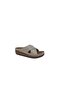 Safir 450 Women's Cream Cross Stone Band with Filled Sole Slipper - 2