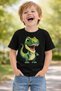 Cute Dinosaur Printed Kids T-Shirt - Unisex Cotton Pack Crew Neck Summer Kids T-Shirt