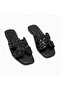 Women's H Model Sequined Daily Slipper House Slippers Dowry Slippers Stc1272 - 6