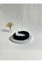 Navy Blue Braided Pleated Crown Hairband - 2