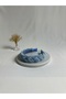 Baby Blue Braided Pleated Crown Hair Band - 3