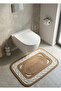 Chain Pattern Jute Bohemian Mat for Indoor and Outdoor Use, Bathroom, Balcony, Terrace Mat - 3