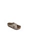 Safir 450 Women's Cream Cross Stone Band with Filled Sole Slipper - 4
