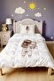 Little Rabbit Friend Patterned Single Duvet and Pillowcase - 2
