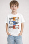 Oops No Really Printed Teddy Bears Patterned Kids T-Shirt Unisex Pack of Cotton Crew Neck Kids T-Shirt