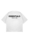 تي شيرت ESSENTIALS BASIC مطبوع ذو مقاس كبير للجنسين مصنوع من قماش سميك (240 جرامًا لكل متر مربع) - 2