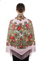 - Russian Folk Elegance Shawl – Pink Edition - 4
