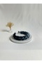 Anthracite Braided Velvet Crown Hair Band - 2