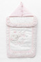 Teddy Bear Print Lace Piece Newborn Baby Swaddle and Diaper Set