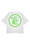 تي شيرت HELLSTAR GREEN مطبوع Boxy Fit للجنسين مقاس كبير مصنوع من قماش سميك (240 جرامًا لكل متر مربع) - 2