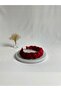 Red Braided Velvet Crown Hair Band - 2
