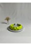 Pistachio Green Braided Satin Crown Headband
