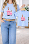 Oversized Mother-Daughter Child Matching T-Shirt – Mother & Child Twin T-Shirt PINK MATCH Printed (Single Price)