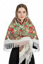 - Ivory Rosalia Russian Shawl - 2