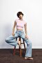 Sleeveless Organic Cotton Pack Crew Neck Short Basic Stretch Fabric Cropped Top/Body/Blouse - 2