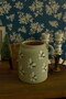 Vintage Water Green Double Handle Daisy Spoon Holder & Decorative Vase - 5