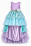 Short Front-Long Back Lace Detailed Evening Dress for Girls, Wedding, Graduation - 6