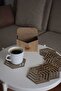 6-Piece Wooden Coaster and Stand - 2