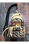 Waterproof Cream Color Brown & Cat Patterned Cross Chest Bag Pack of Adjustable Strap Daily Use - 5