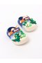 Bear-Dinosaur clogs cream-blue