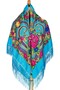 - Azure Blossom Heritage Shawl - 4