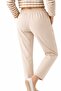 Women's Double Fabric Trousers Pocketed Elastic Waist Straight Leg - 6