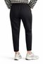 Women's Double Fabric Trousers Pocketed Elastic Waist Straight Leg - 6