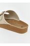 Lcw Steps Beige Double-Strapped Adjustable Women's Slippers - 5
