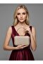 Gold Gold Dore Color Laser Patterned Chain Strap Women's Evening Dress Bag Wedding Engagement Graduation