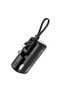 باور بانك صغير PC1201S بسعة 10000 مللي أمبير، شحن سريع، 22.5 واط، مدخل/مخرج USB-C، كابل مدمج وحامل