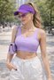 Women's Knitwear Stretchy Visor Hat - Tennis, Running, and Sports Sun Hat