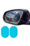 Auto Exterior Mirror Rain Slider Rainproof Slider Oval Film 2 Pieces (Right/Left) - 2