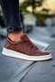Ch040 C-Rey Men's Casual Lace-Up Leather Sports Sneaker Shoes Cbt - Tan - 4