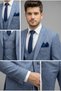 Men's Slim Fit Vest Set Suit (New Season) - 4