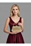 Gold Color Laser Patterned Chain Strap Women's Evening Dress Bag Wedding Engagement Graduation