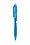 Ball Point Pen Q21-BL Mini Tip 0.7mm Blue Ink, Retractable, Soft Grip, 12 Pack - 6