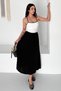 Women's Elastic Waist Long Skirt – Comfortable Cut, Casual and Stylish Skirt - 5